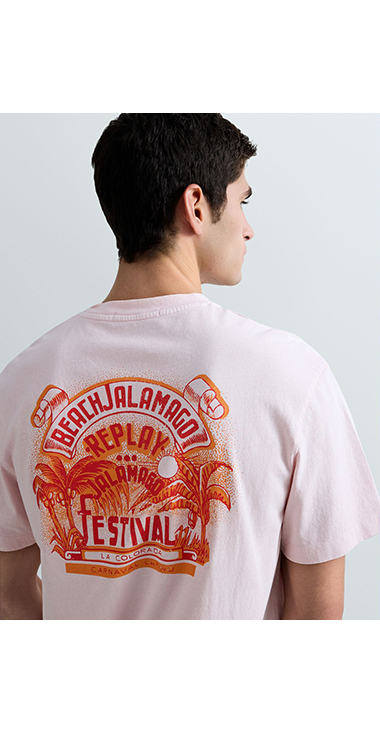 オープンエンドジャージービーチフェスTシャツ 詳細画像